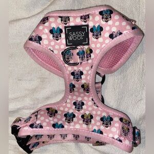 Sassy Woof Pink Polka Dot Dog Harness